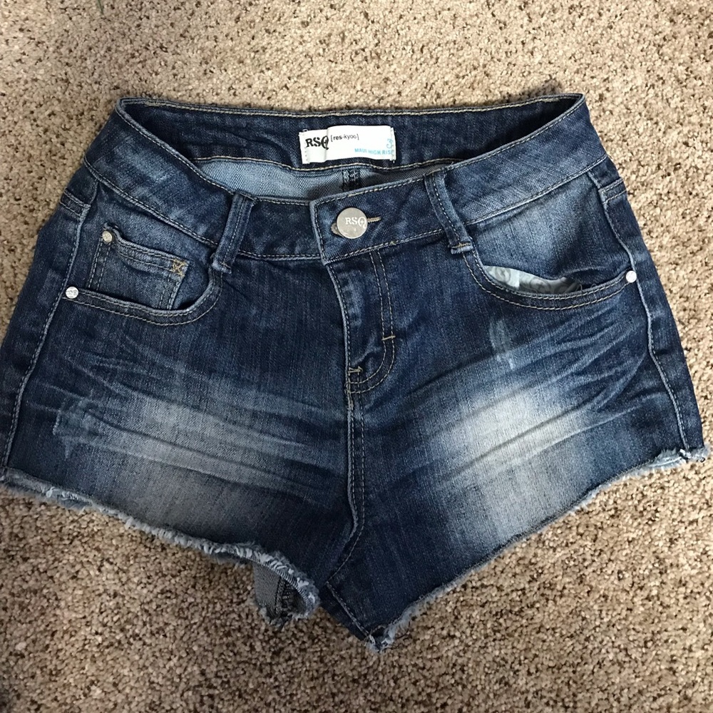 RSQ Maui High Rise Jean Shorts